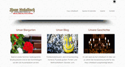 Desktop Screenshot of hausunkelbach.de